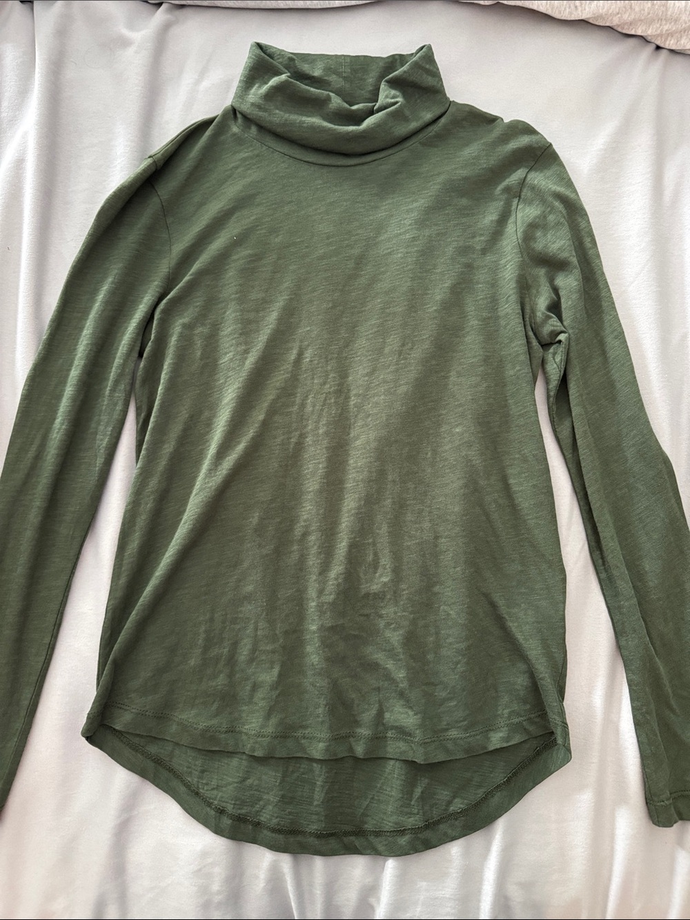 Madewell Olive Green Long Sleeve Turtleneck